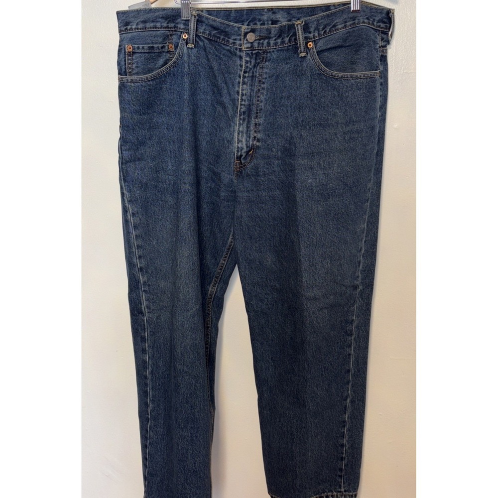 Levi's 550 Jeans Mens 40x30β Blue Cotton Denim Relaxed Fit Medium wash